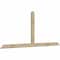 Ekena Millwork Portland Rough Sawn Timber Gable Bracket, Douglas Fir, 96"W x 40"H x 2"D x 4"F, 10/12 Pitch GBW096X40X0204POR00RDF - alternate 5